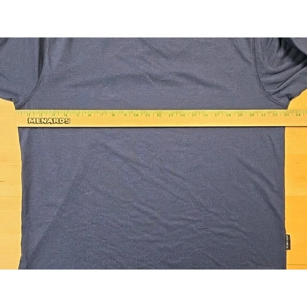 Vintage The North Face Tekware Shirt Mens Size Large Blue Long Sleeve Baselayer